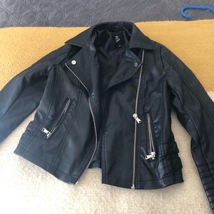 Girls “leather” jacket